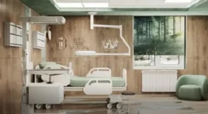 В перинатальном центре Каменска-Уральского обновят четыре родовых зала с природным дизайном